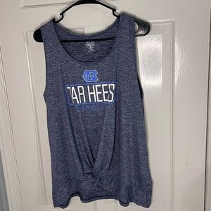 Rivalry Threads Navy Carolina Tar Heels Twist-Front Tank